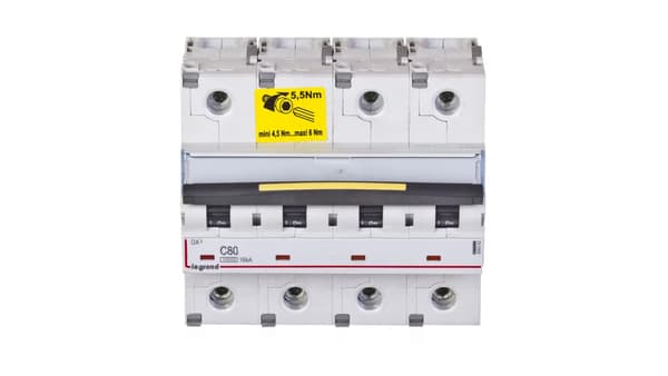 Legrand Strømafbryder 4P C 80A 10/16kA AC S314 DX3 (409362)