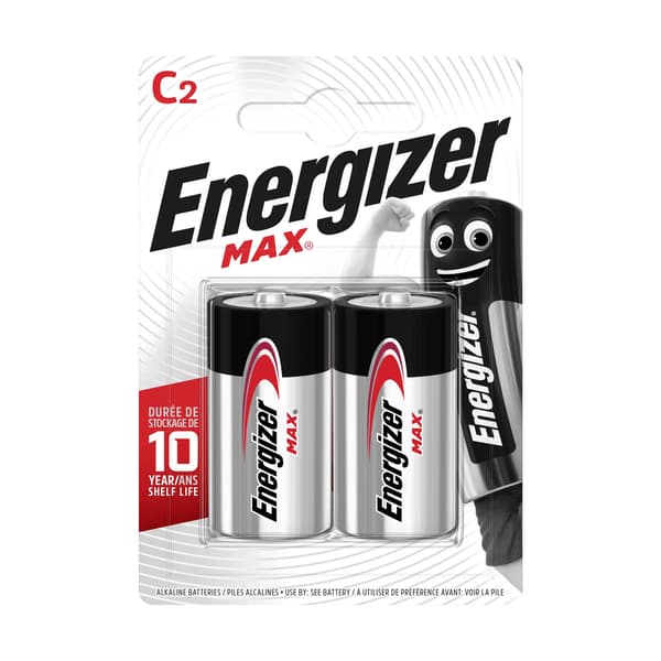 Batterier Energizer Max LR14 (2 stk)