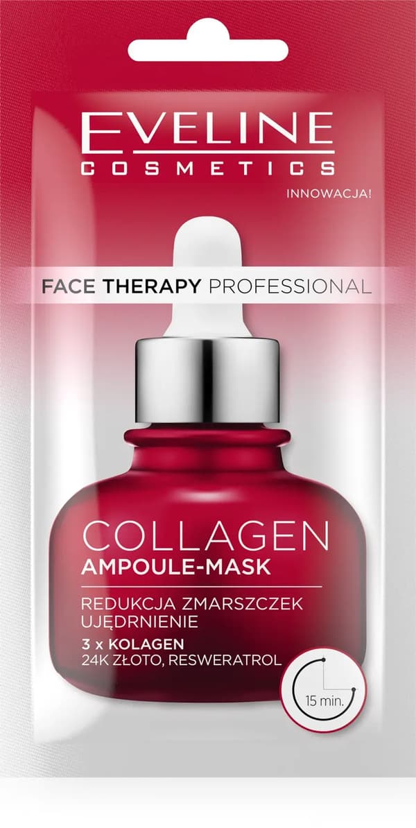 Eveline Eveline Face Therapy Professional Mask-Ampulka Collagen 8ml