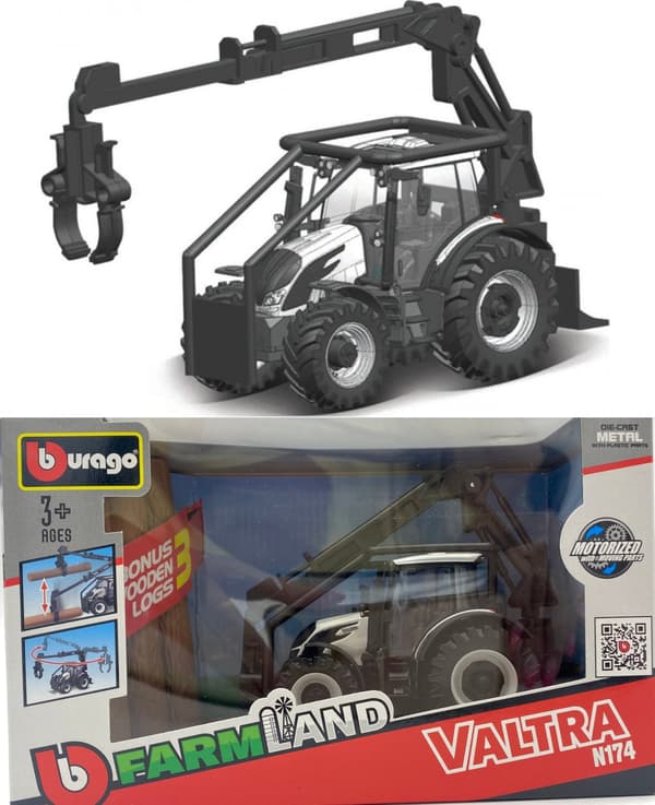 *BBURAGO, METAL, TRAKTOR SKOVBRUG, VALTRA