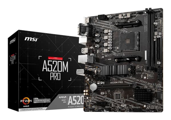 MSI A520M PRO - emolevy - micro ATX - Socket AM4 - AMD A520