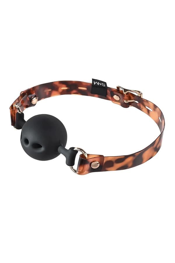 Solid Ball Gag Sportsheets Amber