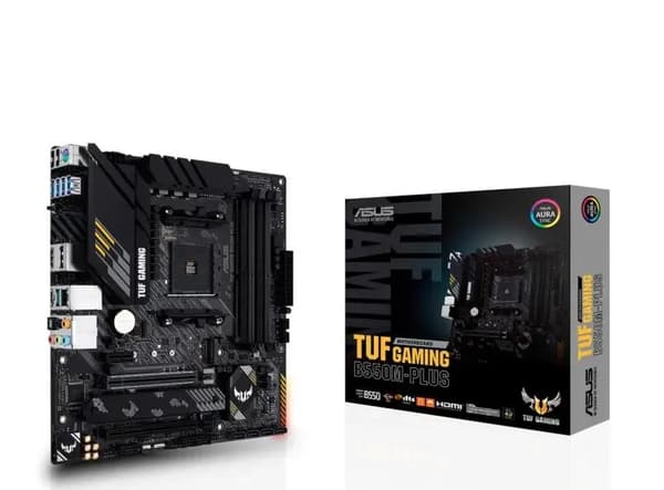 ASUS TUF GAMING B550M-PLUS (WI-FI) - moderkort - micro ATX - Socket AM4 - AMD B550