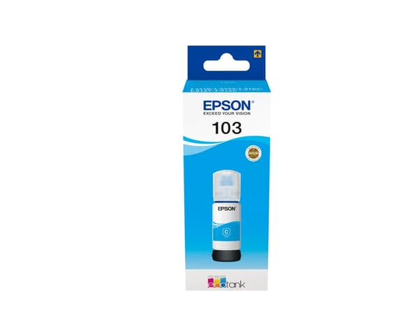 Epson 103 - cyan - original - bläckpåfyllning