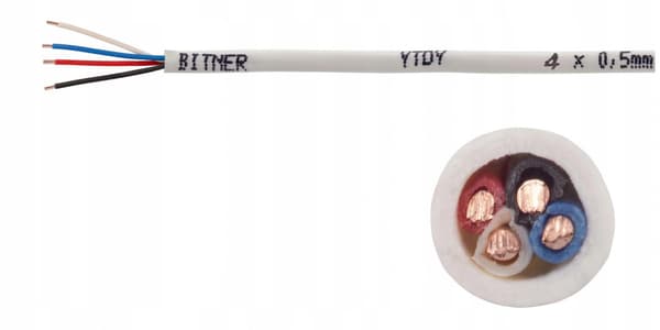 LARMKABEL INTERCOM BITNER YTDY 4X0.5 - 100M