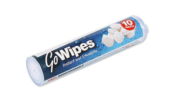 BCB - Komprimerede Rejseservietter Go Wipes - ADV005