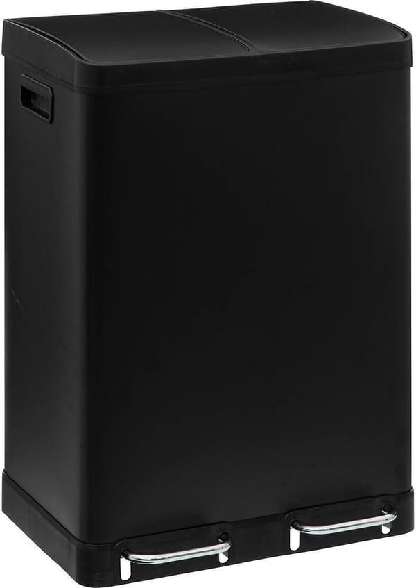 Soptunna 5five Ariane, rostfritt stål, med pedal, 2 x 30 l