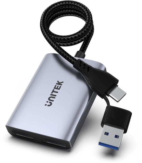 Unitek USB/C/A - 2x HDMI MST FullHD -sovitin
