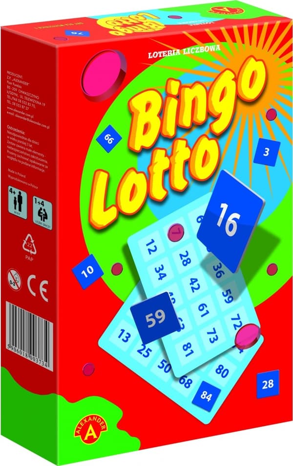 Peli Bingo lotto mini