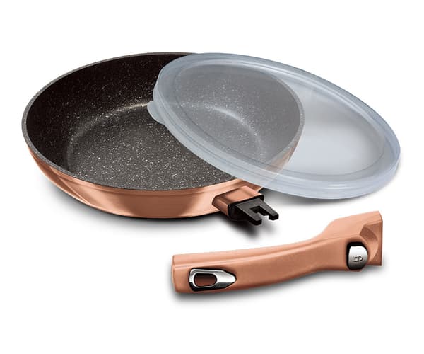 GRANITSTEKPANNA 28cm BERLINGER HAUS BH-1949 ROSE GOLD