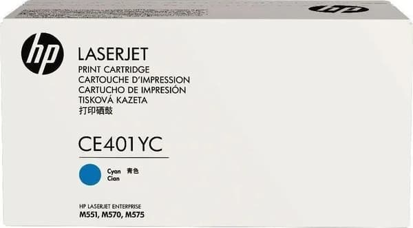 Tonerkassett HP 507Y Cyan Original (CE401YC)