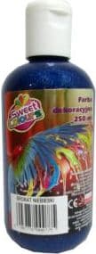 Dekorativ maling glimmer blå 250ml