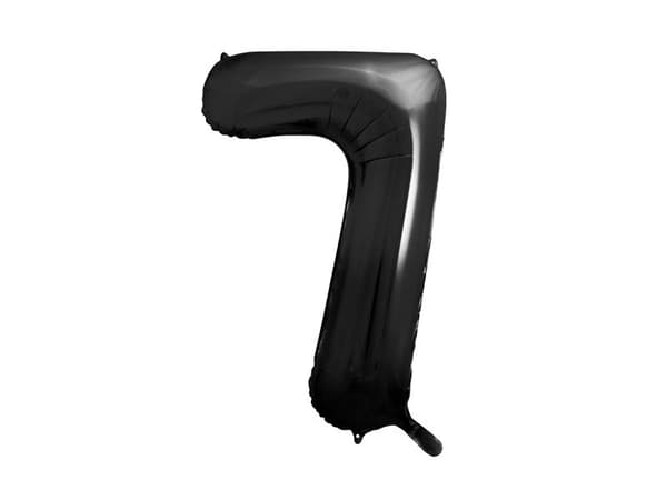 PartyDeco Ballon nummer 6 rød, 85 cm one size