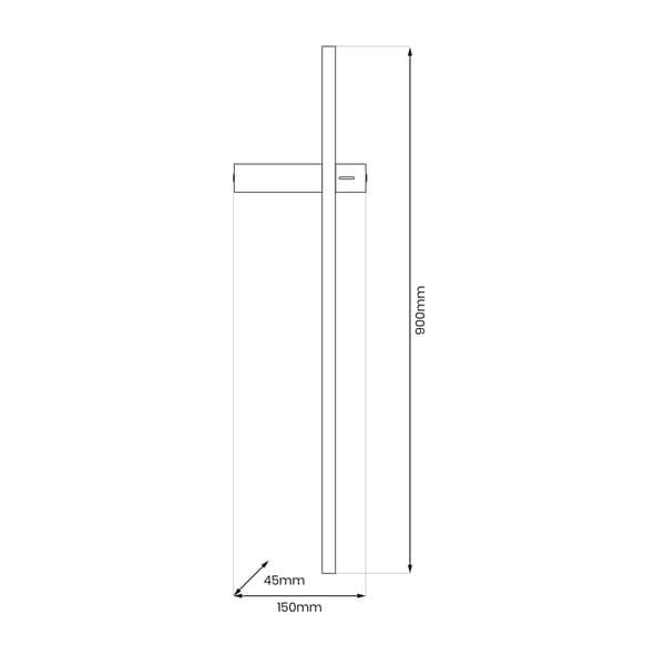 VISION 12W LED 3000K -seinävalaisin