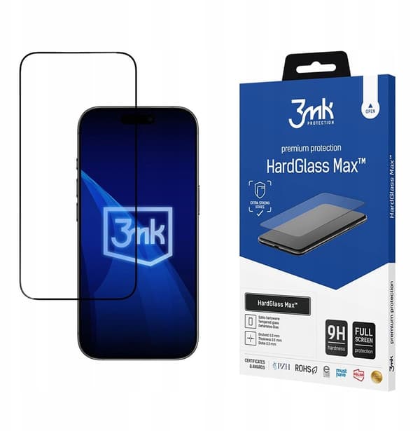 3mk HardGlass Max -panssarilasi Apple iPhone Airille