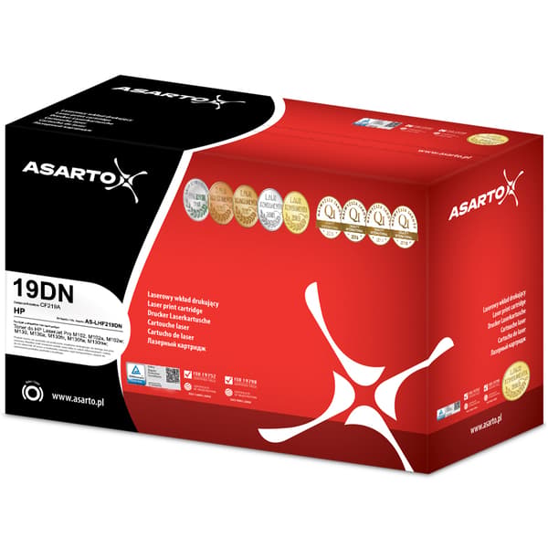 Beben Asarto til HP 19DN | CF219A | 12000 sider | sort