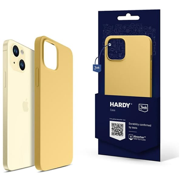 3MK HARDY ETUI IPHONE 15 PLUS 6.7 \"GUL / GUL MAGSAFE