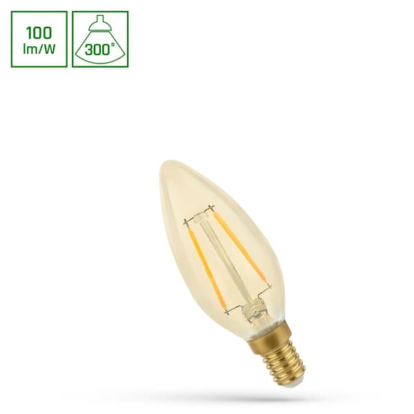 LEMPA LED E14 B35 4.9W 490LM 2400K