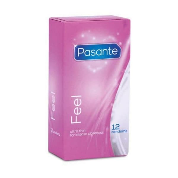 Kondomer Pasante Feel 18 cm (12 st)