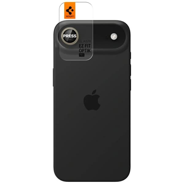 Spigen Glass tR EZ Fit Optik Pro 2-pak, guld - iPhone Air
