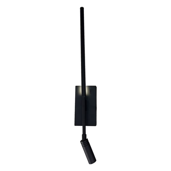 Torch Musta Seinävalaisin 6W+3W 4000K