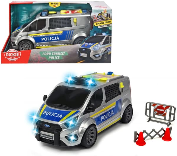 Simba Bil 28cm Sås Polis Ford Transit