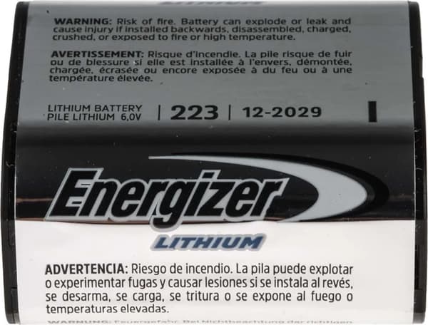 LITIUMPARISTO BAT-CRP2/E 6V ENERGIZER