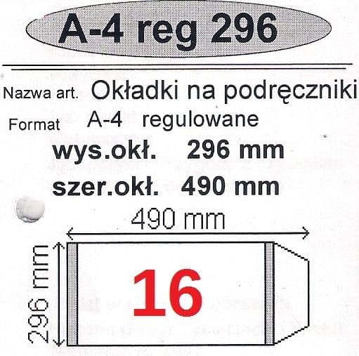 Justerbart omslag nr. 16 (25 stk.) NARNIA