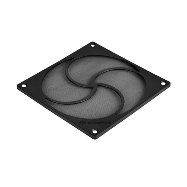Pölysuodatin SST-FF125B (musta, 120 mm tuulettimille)