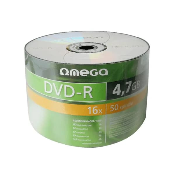 Omega DVD-R 4.7GB 16x 50kpl (40933)