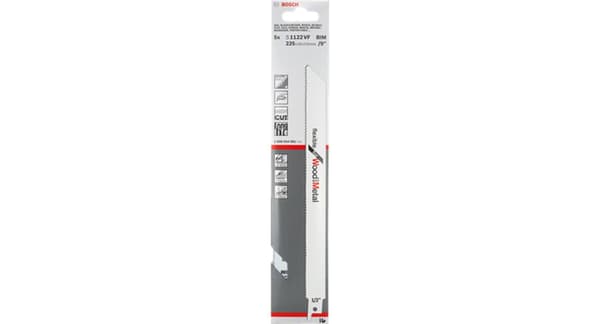 SAHANTERÄ S 1122 VF 225MM 14Z/TUUMA BIM BOSCH