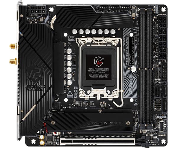 ASRock Phantom Gaming B760I LIGHTNING WIFI - bundkort - mini ITX - LGA1700 Socket - B760