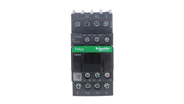 TeSys Deca effektkontaktor 18A 4P 24V DC 2Z 2R LC1D188BD