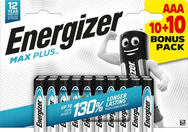 LR03 20BL ENERGIZER MAX PLUS