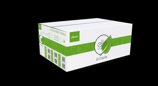 Vikhanddukar Ellis Simple V-Fold 2w Avfallspapper vit (20x150)