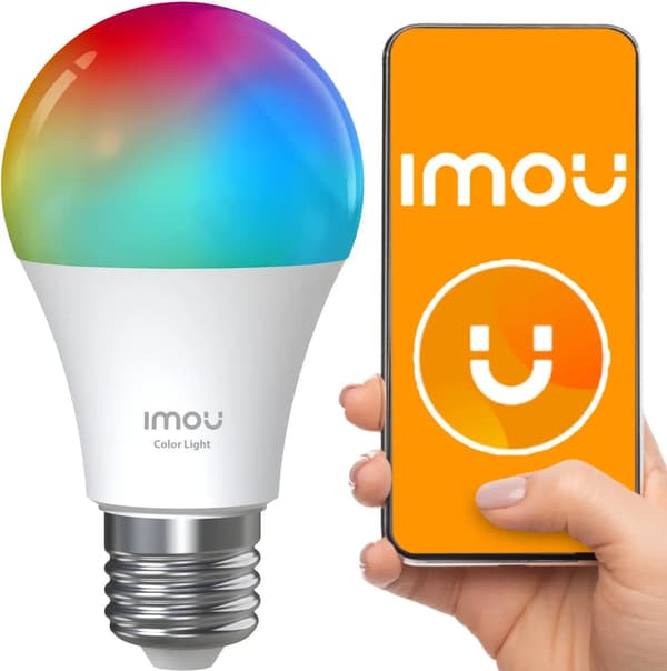 Älykäs LED-värivalopolttimo Wi-Fi IMOU B5