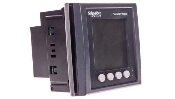 Netværksparametermåler (U, I, P, Q, f, PF, E) 5/1A switch 100-415V AC Ethernet array 96x96mm METSEPM5320