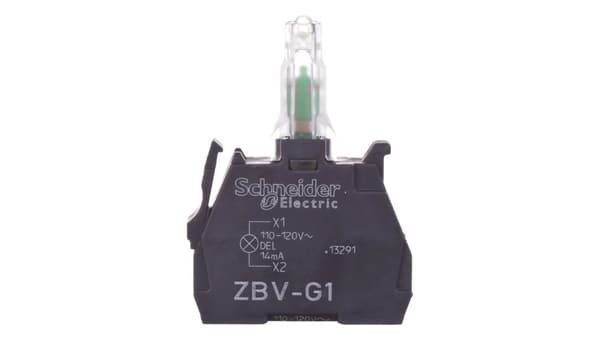 Lysenhed med LED hvid 48-120V AC ZBVG1