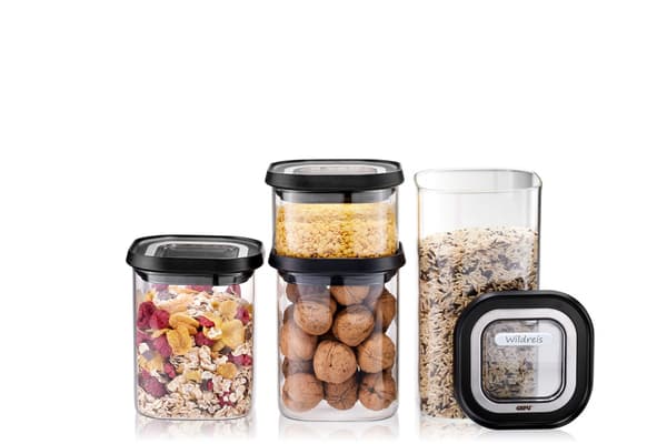 Set med 4 glasbehållare GEFU PANTRY G-12806