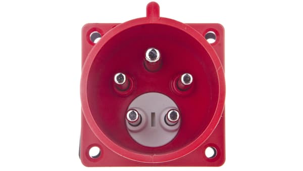 Array stik (fasekryds) 32A 5P 400V rød IP44 8625-6