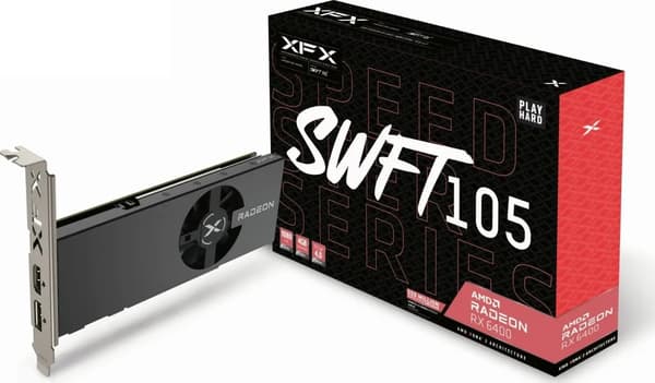 XFX VGA 4GB RADEON RX6400 SWFT105 GAMI