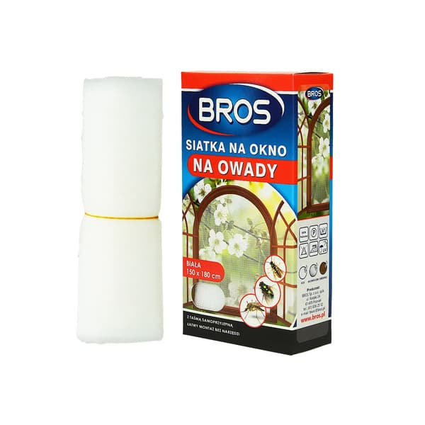 Bros Fönsternät 150 x 180 cm Vit