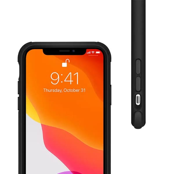 Crong Crong Trace Clear Cover iPhone 11 Pro etui (5,8) Sort ramme