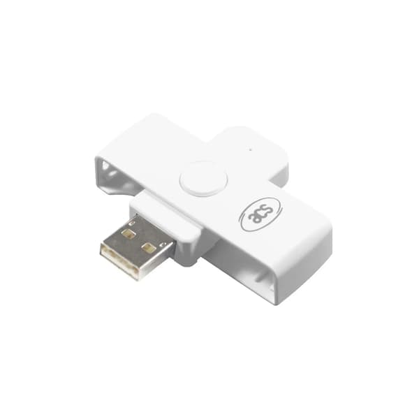 ACS ACR39U-N1 Vit PocketMate II Smartkortläsare (USB Typ-A)