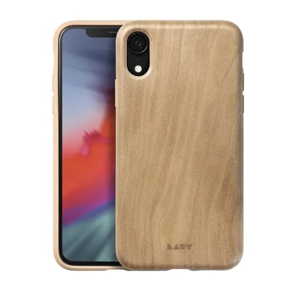 Laut PINNACLE - iPhone XR -aito puukotelo (kirsikkapuu)