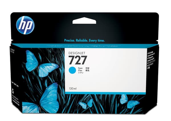 HP 727 - färgbaserad cyan - original - DesignJet - bläckpatron