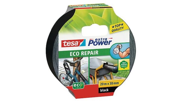 Tesa Extra Power Eco Repair 20 m 38 mm musta