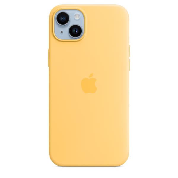 Apple iPhone 14 Plus silikonikuori MagSafella, auringonpaiste