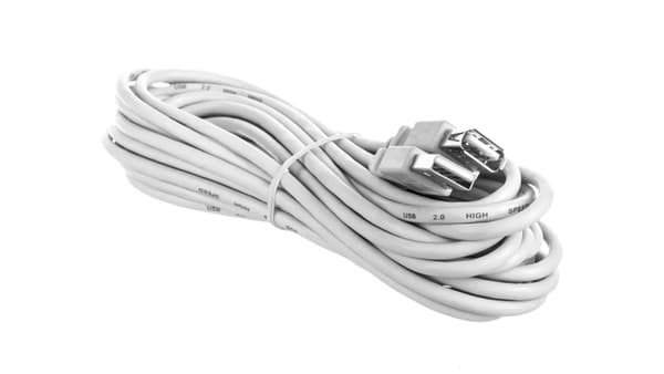 Kaapeli USB Goobay USB-A - USB-A 5 m Valkoinen (68717)