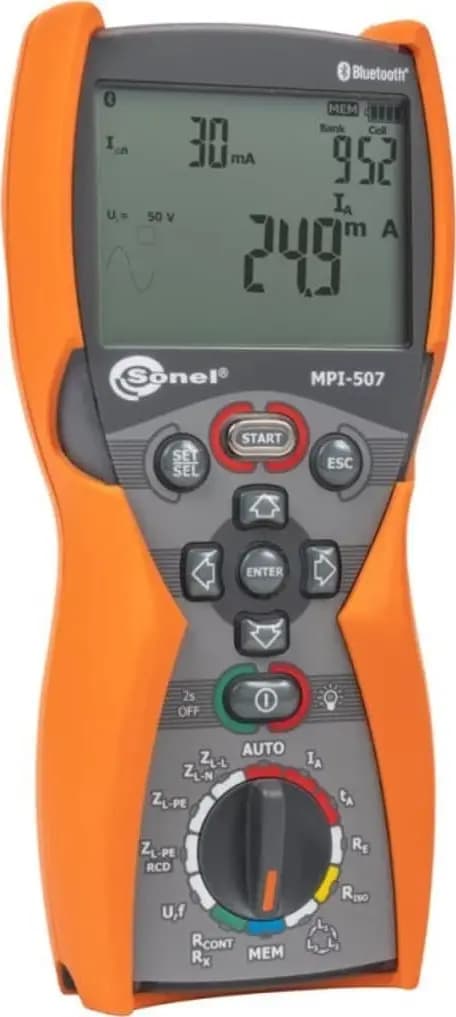 Sonel Sähköasennuksen Parametrimittari MPI-507 WMPLMPI507